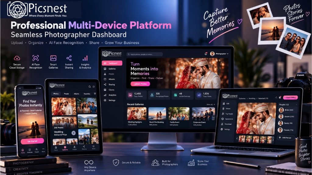 PicsNest Professional Multi-Device Platform